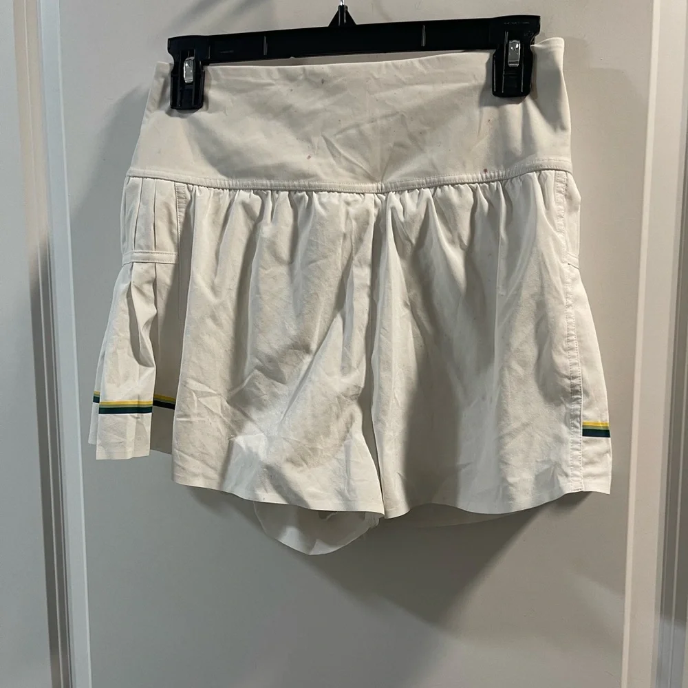 Wilson White Women's Athletic Skort with Red Logo Tag Have Some Spots